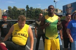 James Corden, Owen Wilson And Usain Bolt Only Went And Had A Race
