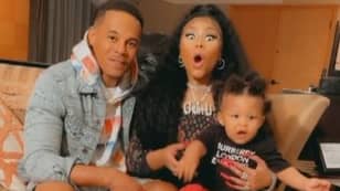 Nicki Minaj Gasps In Shock As 11-Month-Old Son 'Papa Bear' Says First Word During Video
