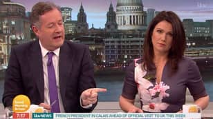 Piers Morgan Insists He Wasn’t Looking At Susanna Reid’s Chest On 'Good Morning Britain' 