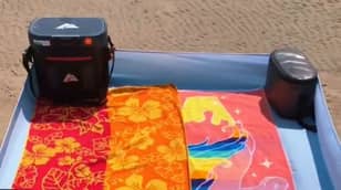 Woman Shares 'Genius' Beach Hack Which Keeps Sand Away