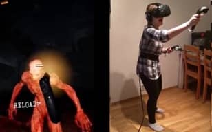WATCH: Woman Completely Losing Her Sh*t Playing Horror Game On VR Headset