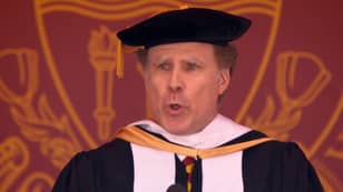 Will Ferrell Rips On United And Sings Whitney Houston In Amazing Graduation Speech 