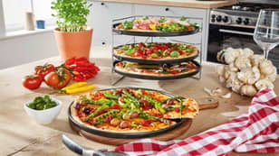 Lidl Is Selling A Tray Tower That Lets You Cook Four Pizzas At Once