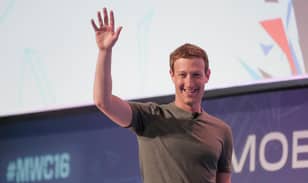 Mark Zuckerberg Has A Weird Yellow Version Of Facebook