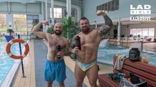 Guy Tries To Eat And Train With Eddie Hall For A Day 