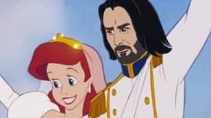 Artist Reimagines Keanu Reeves As All The Disney Princes And It's Perfection