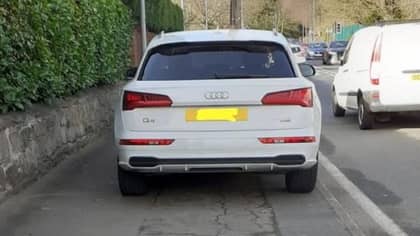Parents Call Out ‘Selfish’ Audi Driver For Parking Entirely On Pavement Near School