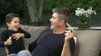 ​Simon Cowell Interview Gatecrashed By His Own Son