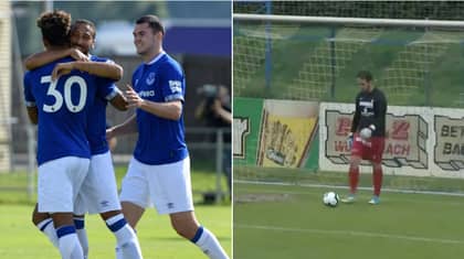 Everton Just Won A Pre-Season Friendly 22-0, Four Players Score Hat-Tricks