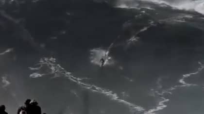Surfer Russell Bierke Wiped Out Riding Giant 60ft Wave At Nazaré In Portugal