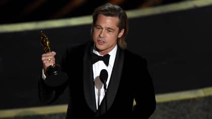 Brad Pitt Wins The Oscar For Best Actor In A Supporting Role 