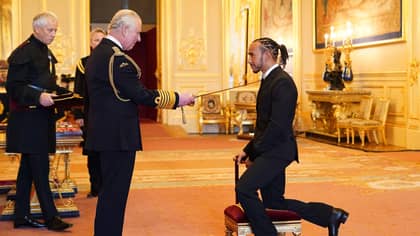 Formula 1 Driver Sir Lewis Hamilton Has Been Knighted At Windsor Castle