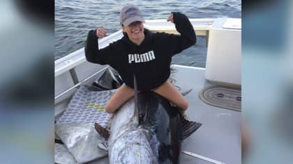 Teen Catches 700-Pound Tuna After 10 Hour Battle