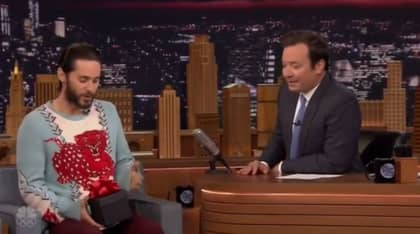 Jared Leto Brought A Bloody Weird Gift Onto The ‘The Tonight Show’ For Jimmy Fallon 