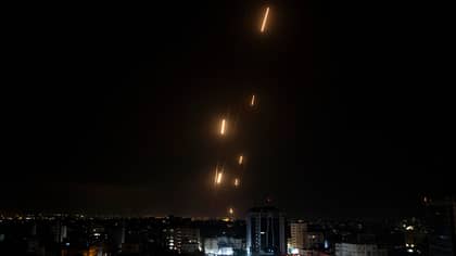 Dozens Of Rockets Fired At Tel Aviv As Tensions Between Israel And Palestine Escalate