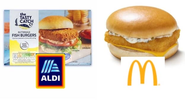 Shoppers Think Aldi’s 75p Fish Burgers Taste Just Like McDonald’s Fillet-O-Fish