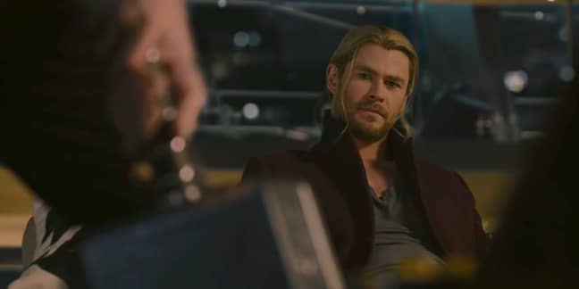 Thor clocks Cap moving his hammer. Credit: Marvel