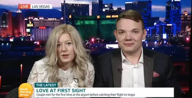 The couple appeared on Good Morning Britain to declare their love for one another. Credit: ITV