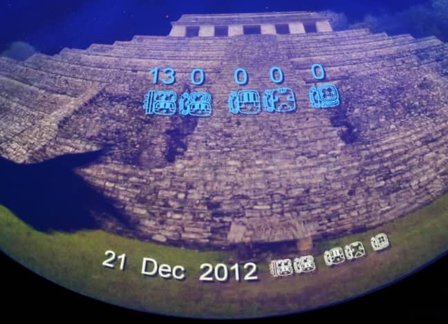 The final date of the Mayan calendar. Credit: PA