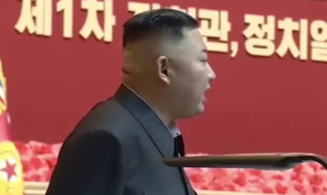 There has been speculation about his health. Credit: Pyongyang Broadcast Service