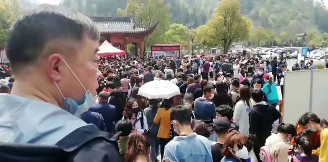 Park officials say visitor numbers were still down significantly from last year. Credit: AsiaWire
