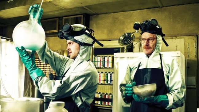 Walter White aka Heisenberg and Jesse in Breaking Bad. Credit: Netflix