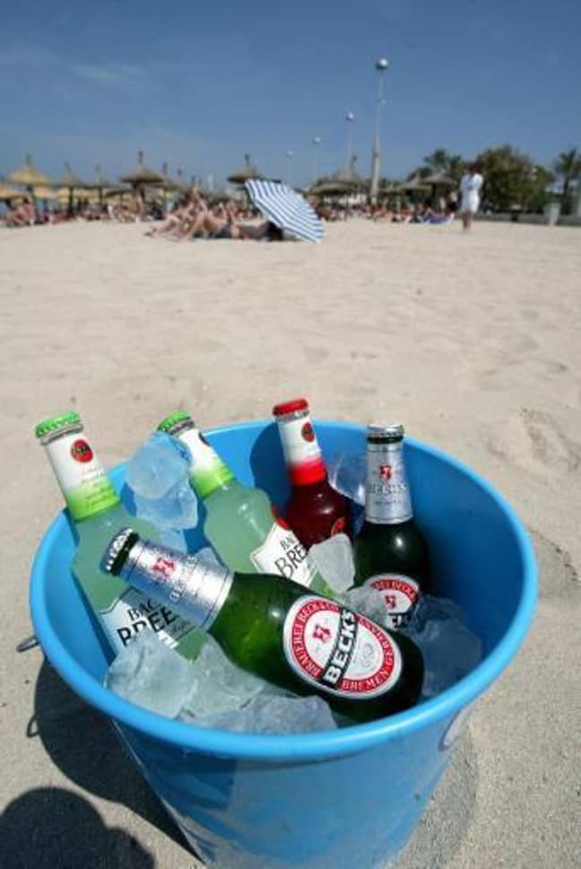 Did anyone say beers on the beach? Credit: PA
