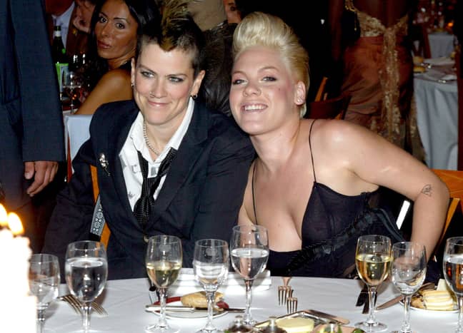 Pink has revealed that Robin Williams stood up for her after she found out she hadn't won a Grammy in 2003. Credit: PA