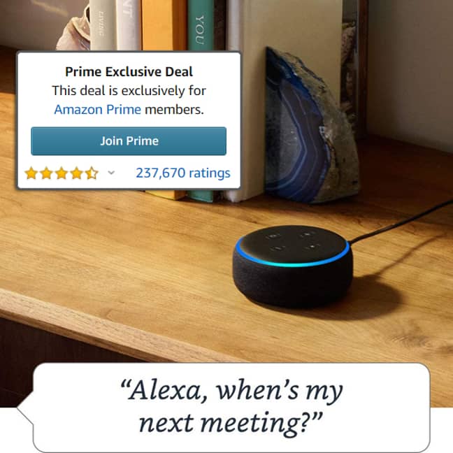 Save 62% on a Echo Dot. Credit: Amazon