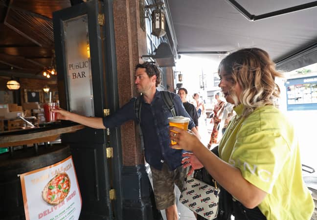 Pubs are set to reopen outdoor spaces and takeaway options next month. Credit: PA