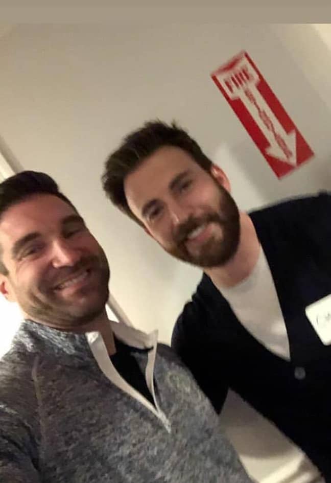 Christ Evans turned up at his 20th high school reunion. Credit: Everything Chris Evans/Facebook