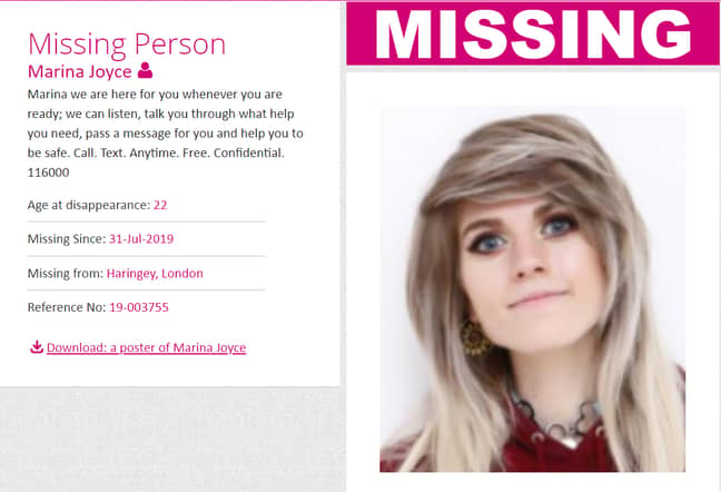 Police Launch Search For Missing British YouTuber Marina Joyce - LADbible