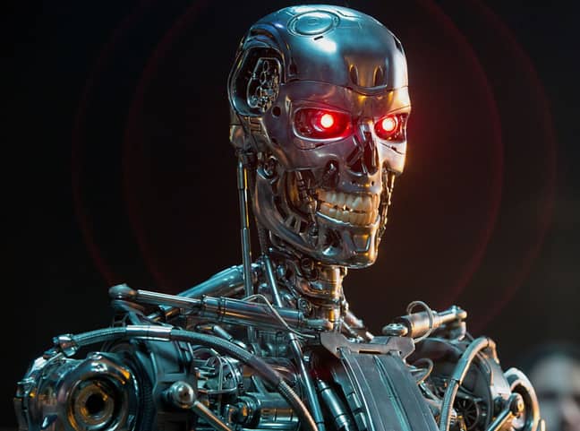 The robots are said to be like the Terminator but 'not as violent'. Credit: Orion Pictures