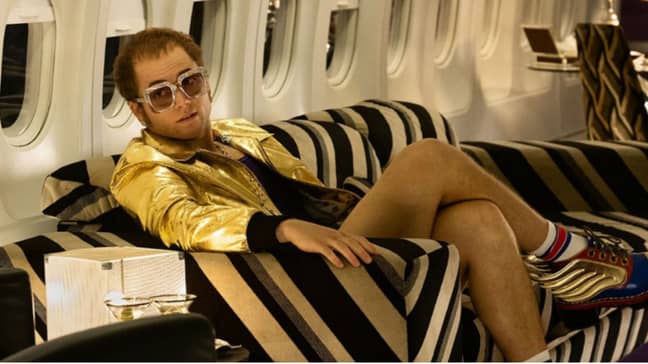 Taron Egerton in character as Elton John. Credit: Paramount Pictures 