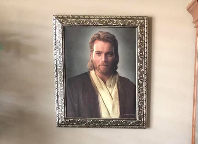 Son Pranks His Mum With A Picture Of Ewan McGregor She Thinks Is Jesus. Credit: Ryan/Reddit