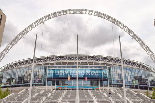 Wembley played host to England's first Euro 2020 match. Credit: PA