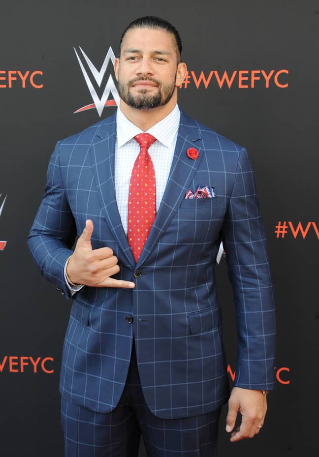 Roman Reigns at a WWE event. Credit: PA