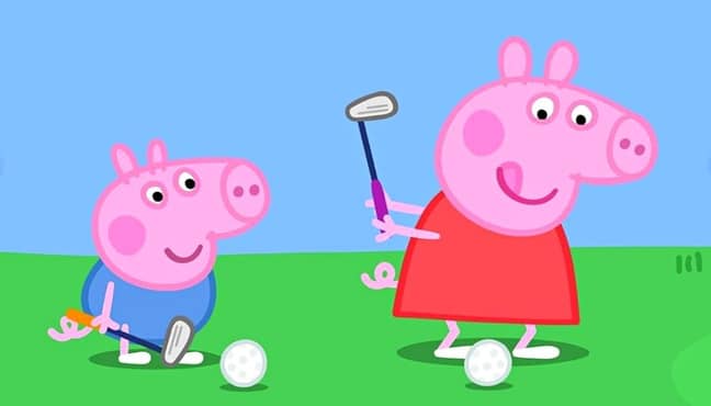 Peppa Pig and George. (Credit: Instagram/@officialpeppa)