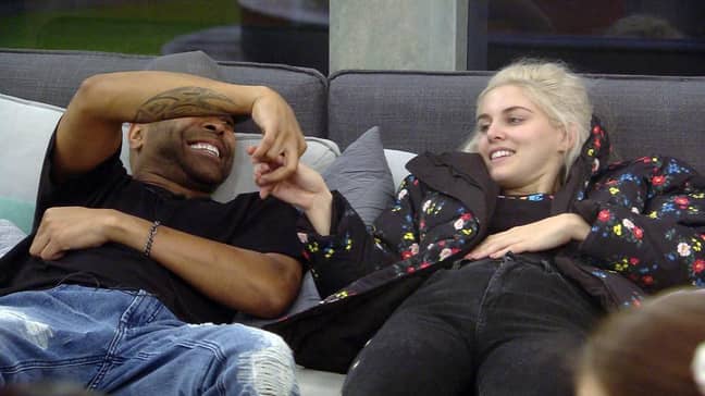 Ashley and Ginuwine Holding Hands in CBB  (Credit: Channel 5)