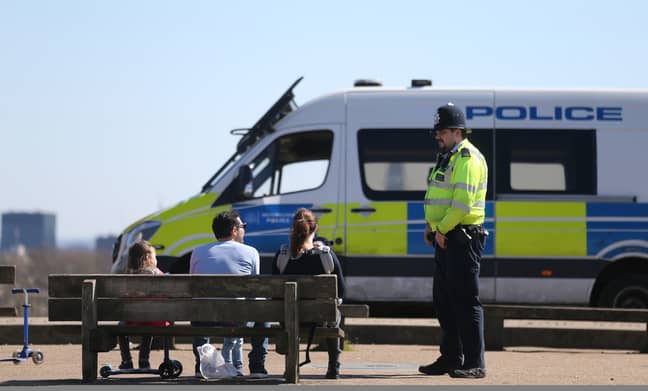 Police in England and Wales have issued an average of less than 84 fines per day. Credit: PA