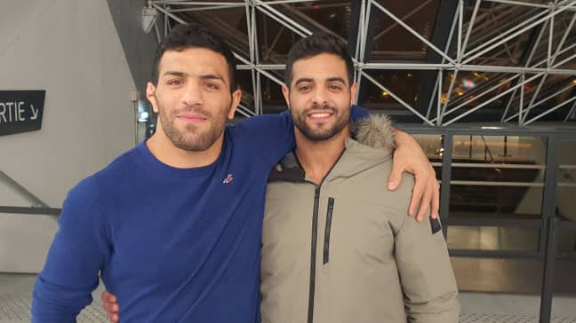 Saeid Mollaei and Sagi Muki have since become friends. Credit: International Judo Federation