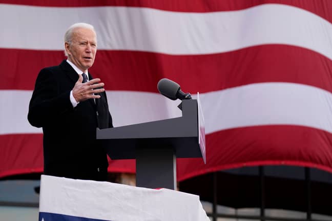 Joe Biden has been sworn in as the 46th President of the United States. Credit: PA