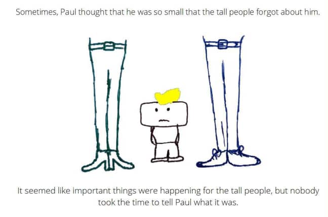 Small Paul aims to help children stay positive during the coronavirus pandemic. Credit: LADbible