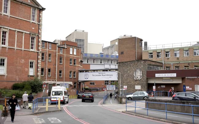 General view of Leicester Royal Infirmary. Credit: SWNS