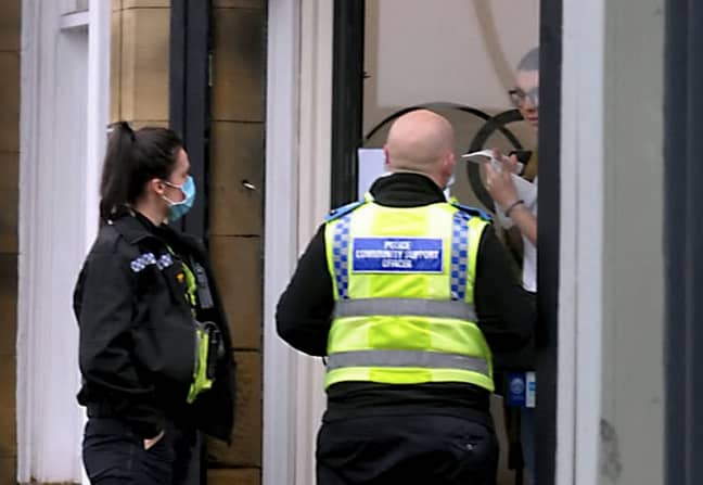 A salon owner was recently fined for flouting the lockdown rules in England. Credit: SWNS