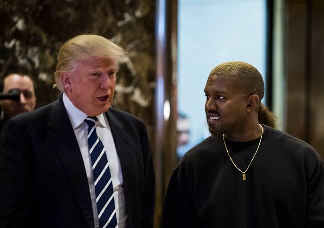 Kanye West arrives at Trump Towers back in December 2016. Credit: PA