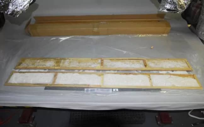 Methamphetamine found in hollow floorboards