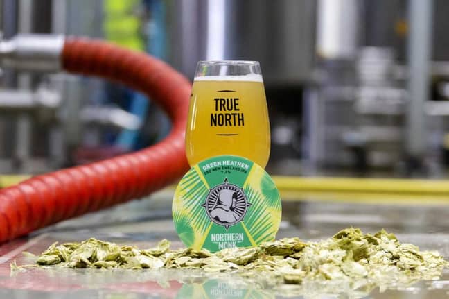 Green Heathen is a 7.2 per cent IPA containing CBD and its creators say it could have health benefits. Credit: Green Times Brewing