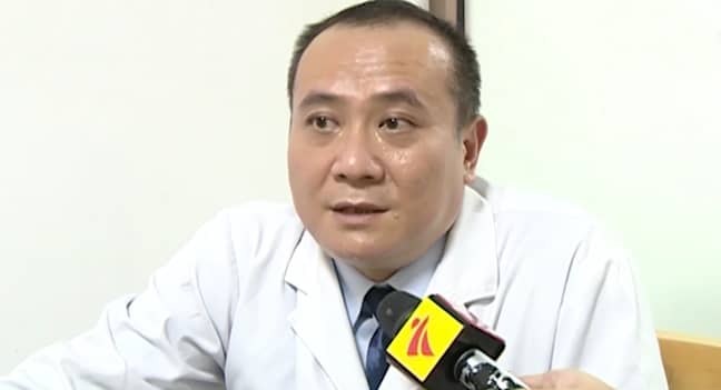 Dr Jun revealed the patient's unusual explanation for the misplacement of the bottle. Credit: Asia Wire