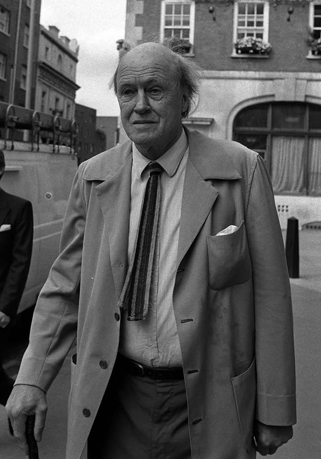 Roald Dahl in 1988. Credit: PA
